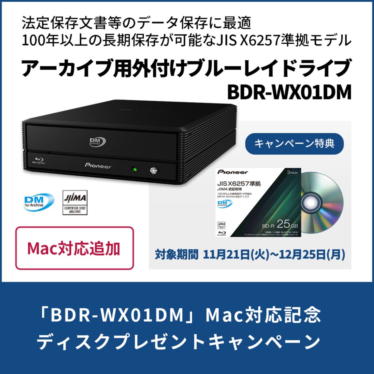 美品 パイオニア BDR-X12JBK 外付けブルーレイドライブ - PC周辺機器